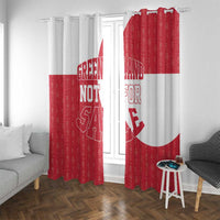 Greenland Not For Sale Window Curtain Polar Bear