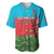 Custom Azerbaijan Football Baseball Jersey Azerbaijan Pattern Buta