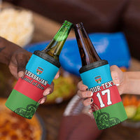 Custom Azerbaijan Football 4 in 1 Can Cooler Tumbler Azerbaijan Pattern Buta