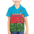Custom Azerbaijan Football Family Matching Mermaid Dress and Hawaiian Shirt Azerbaijan Pattern Buta