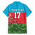 Custom Azerbaijan Football Family Matching Summer Maxi Dress and Hawaiian Shirt Azerbaijan Pattern Buta