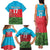 Custom Azerbaijan Football Family Matching Tank Maxi Dress and Hawaiian Shirt Azerbaijan Pattern Buta