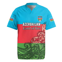 Custom Azerbaijan Football Rugby Jersey Azerbaijan Pattern Buta