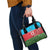 Custom Azerbaijan Football Shoulder Handbag Azerbaijan Pattern Buta