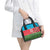 Custom Azerbaijan Football Shoulder Handbag Azerbaijan Pattern Buta