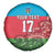 Custom Azerbaijan Football Spare Tire Cover Azerbaijan Pattern Buta