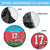 Custom Azerbaijan Football Spare Tire Cover Azerbaijan Pattern Buta