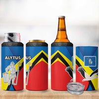 Lithuania Alytus County 4 in 1 Can Cooler Tumbler Coat of Arms of Alytus Country LT17
