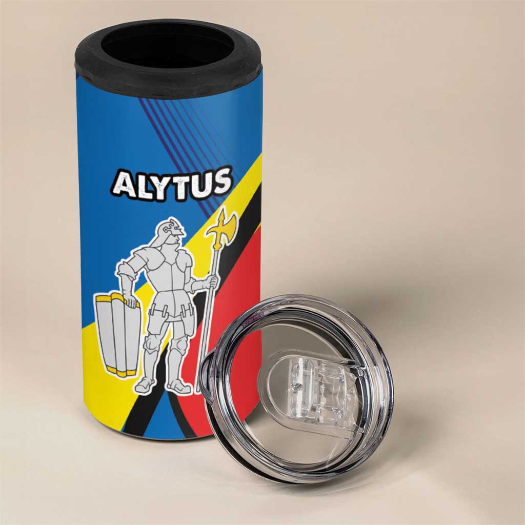 Lithuania Alytus County 4 in 1 Can Cooler Tumbler Coat of Arms of Alytus Country LT17