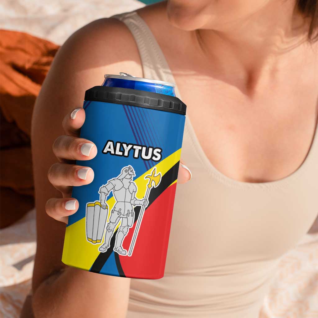 Lithuania Alytus County 4 in 1 Can Cooler Tumbler Coat of Arms of Alytus Country LT17