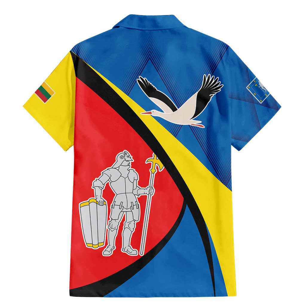 Lithuania Alytus County Family Matching Mermaid Dress and Hawaiian Shirt Alytaus Apskritis Coat of Arms