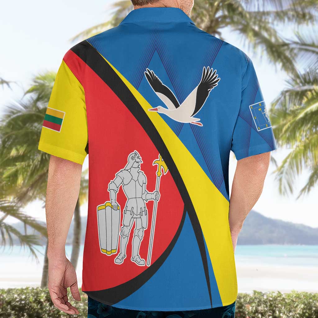 Lithuania Alytus County Hawaiian Shirt Alytaus Apskritis Coat of Arms