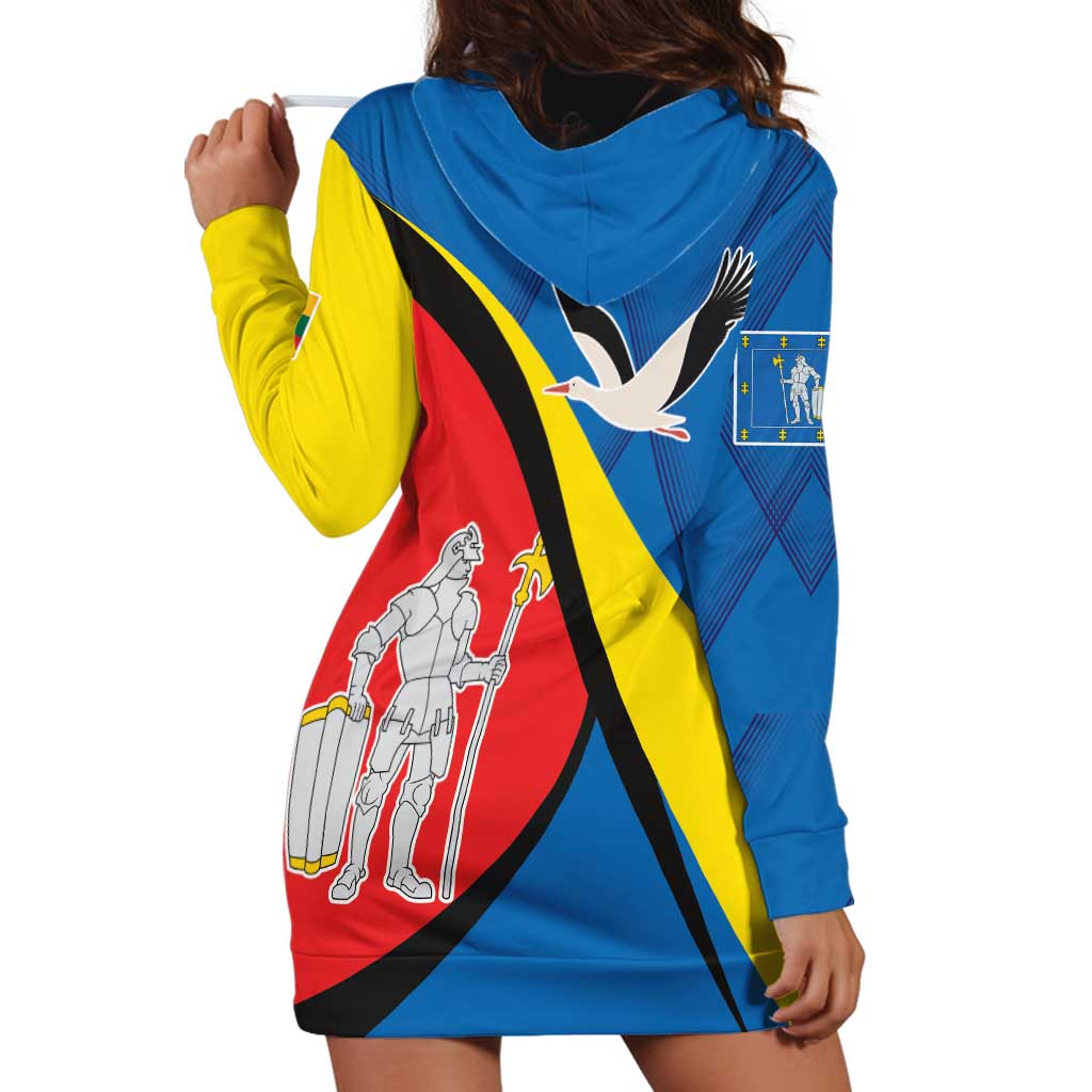 Lithuania Alytus County Hoodie Dress Alytaus Apskritis Coat of Arms
