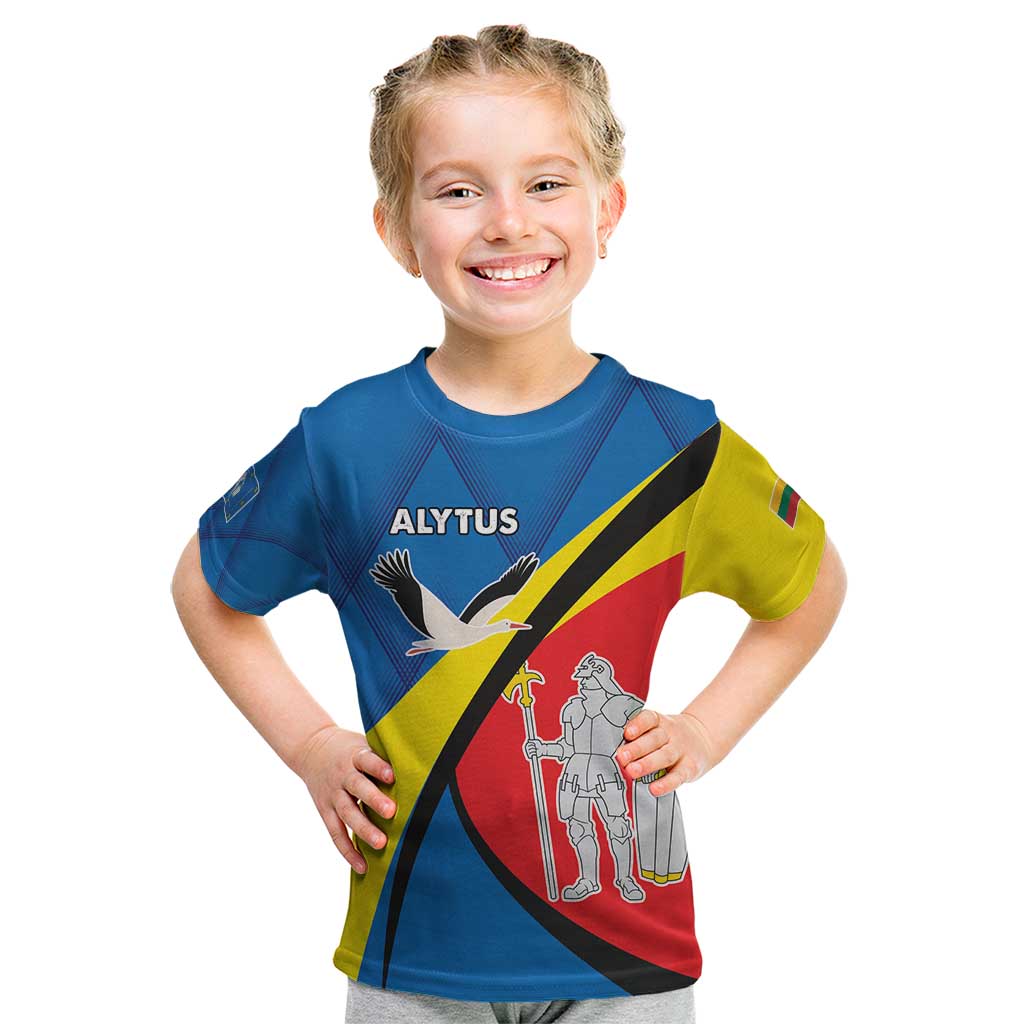 Lithuania Alytus County Kid T Shirt Alytaus Apskritis Coat of Arms