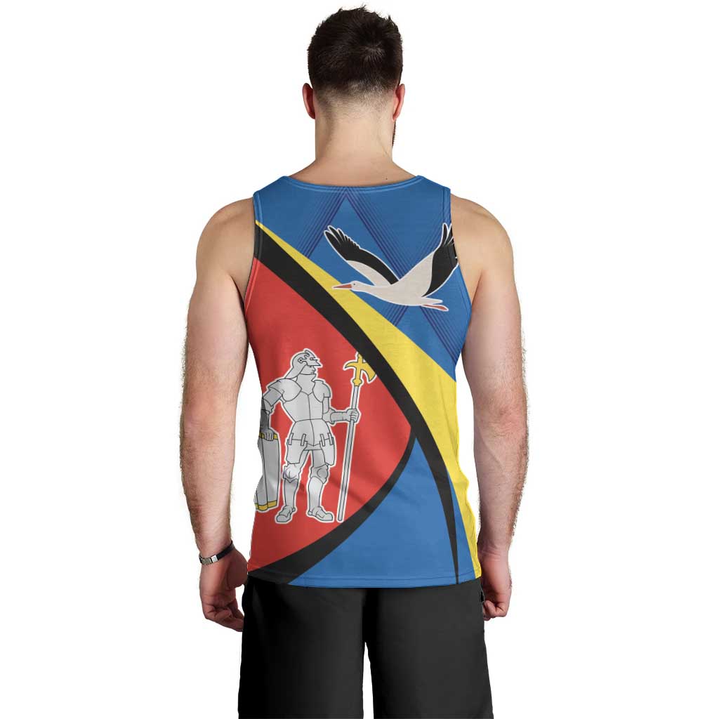 Lithuania Alytus County Men Tank Top Alytaus Apskritis Coat of Arms