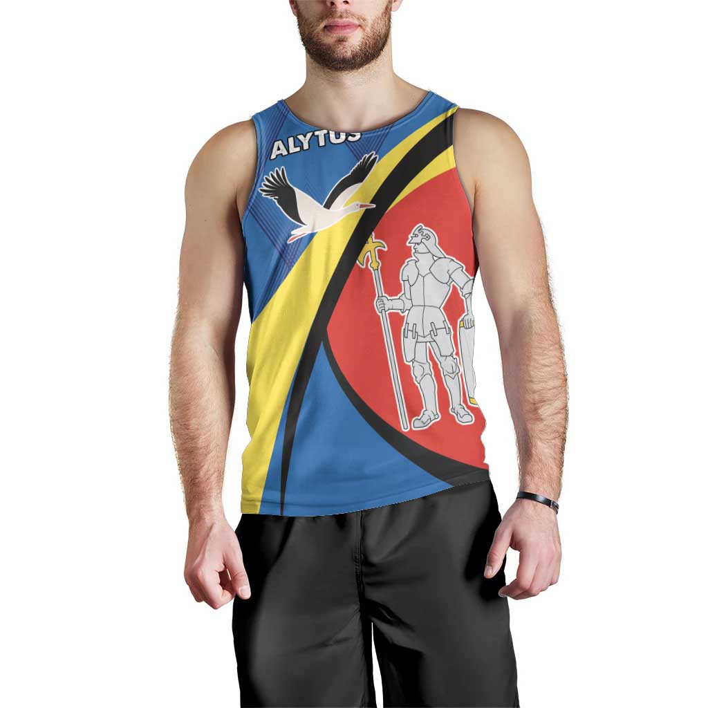 Lithuania Alytus County Men Tank Top Alytaus Apskritis Coat of Arms