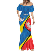 Lithuania Alytus County Mermaid Dress Alytaus Apskritis Coat of Arms