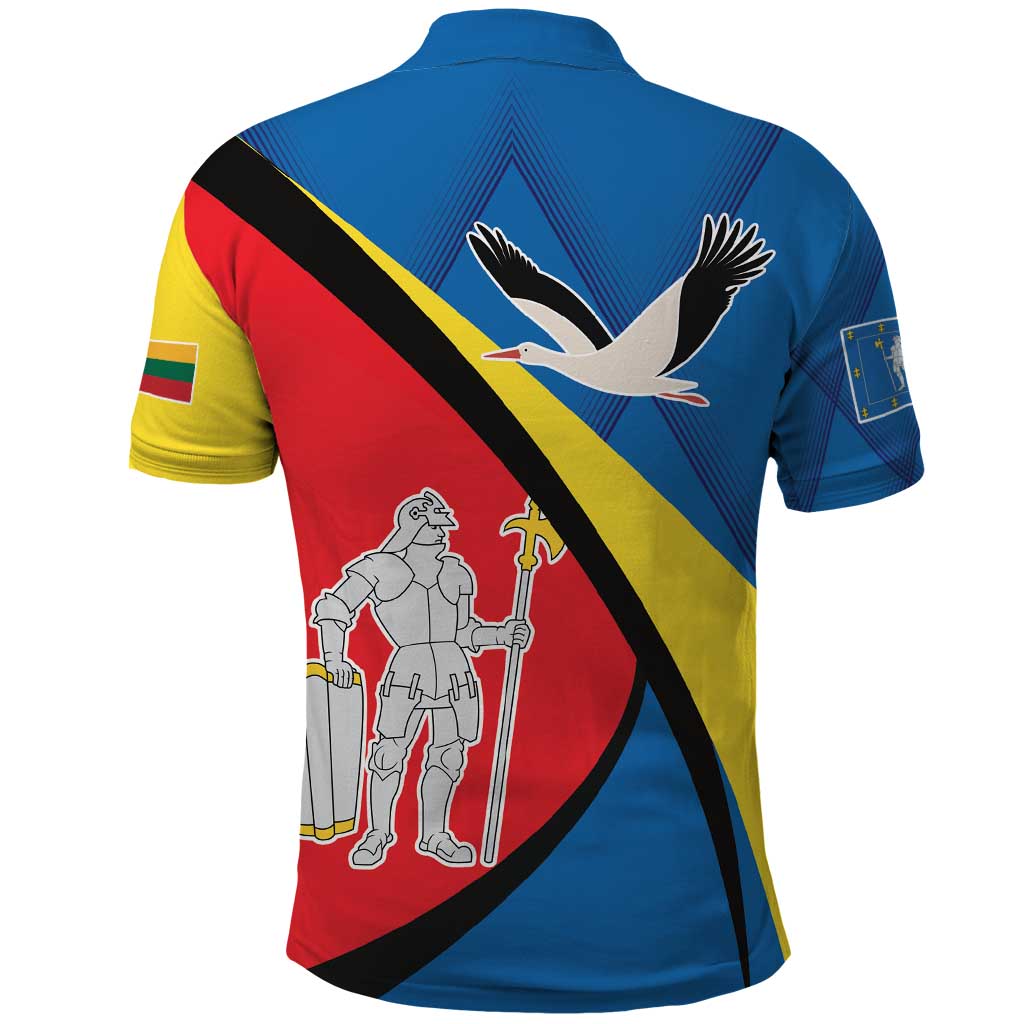 Lithuania Alytus County Polo Shirt Alytaus Apskritis Coat of Arms