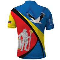 Lithuania Alytus County Polo Shirt Alytaus Apskritis Coat of Arms