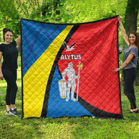 Lithuania Alytus County Quilt Alytaus Apskritis Coat of Arms LT17 - Wonder Print Shop