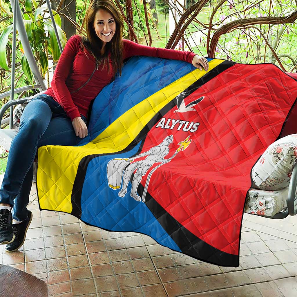 Lithuania Alytus County Quilt Alytaus Apskritis Coat of Arms LT17 - Wonder Print Shop