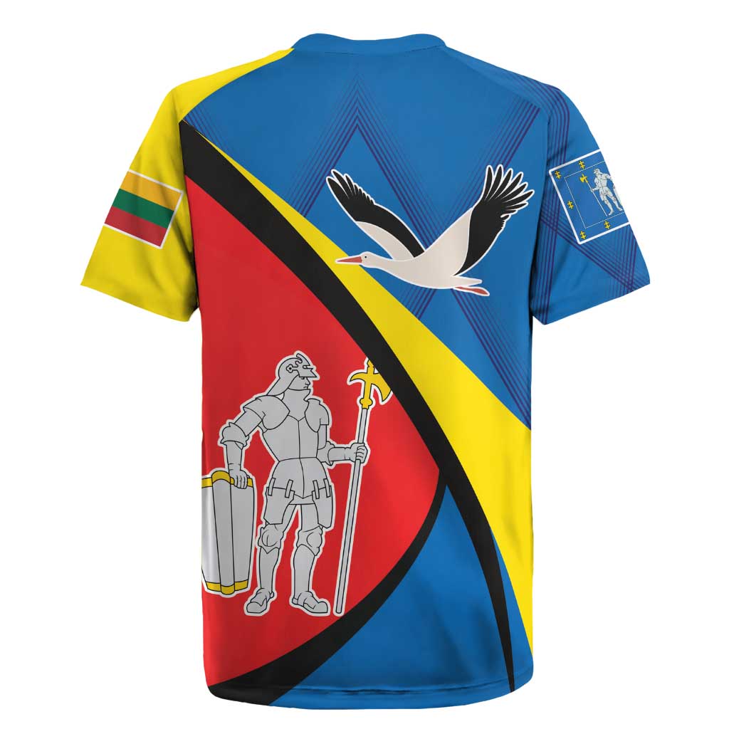 Lithuania Alytus County Rugby Jersey Alytaus Apskritis Coat of Arms LT17 - Wonder Print Shop