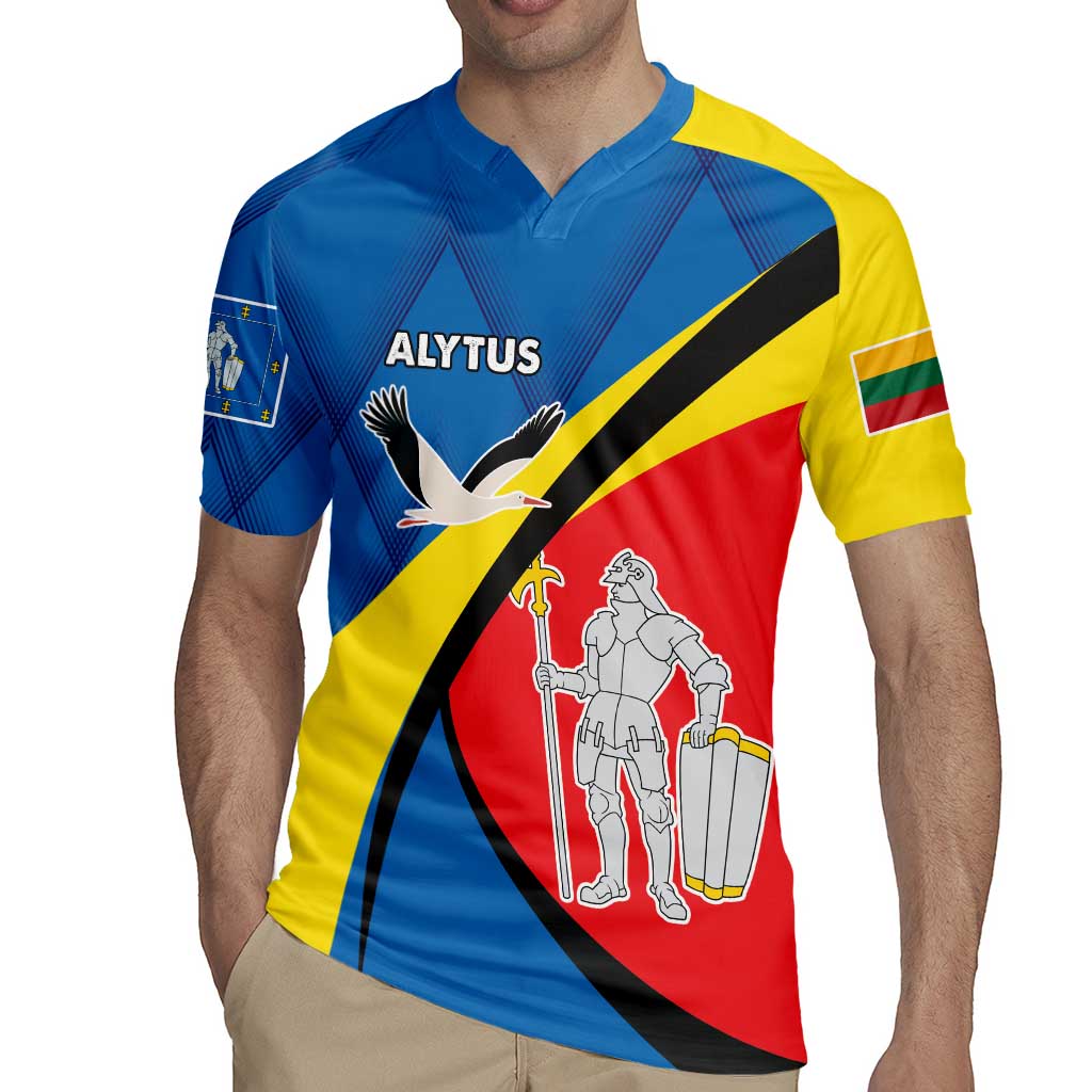 Lithuania Alytus County Rugby Jersey Alytaus Apskritis Coat of Arms LT17 - Wonder Print Shop