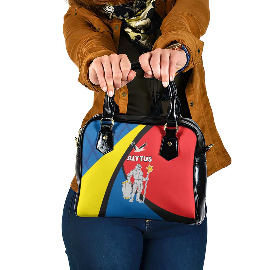 Lithuania Alytus County Shoulder Handbag Alytaus Apskritis Coat of Arms LT17 - Wonder Print Shop