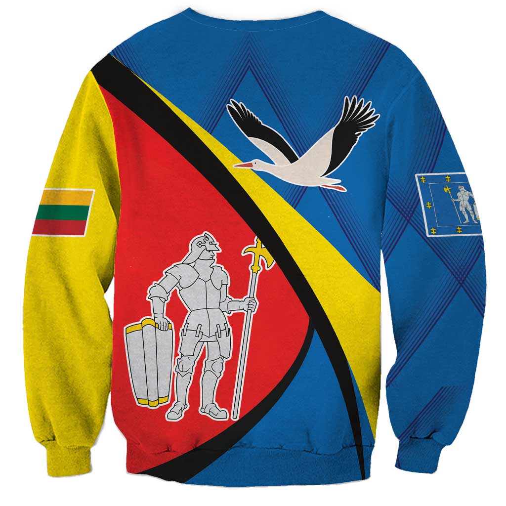 Lithuania Alytus County Sweatshirt Alytaus Apskritis Coat of Arms LT17 - Wonder Print Shop