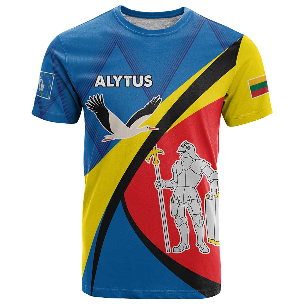 Lithuania Alytus County T Shirt Alytaus Apskritis Coat of Arms LT17 - Wonder Print Shop