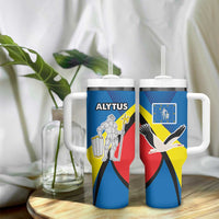 Lithuania Alytus County Tumbler With Handle Coat of Arms of Alytus Country LT17 - Wonder Print Shop