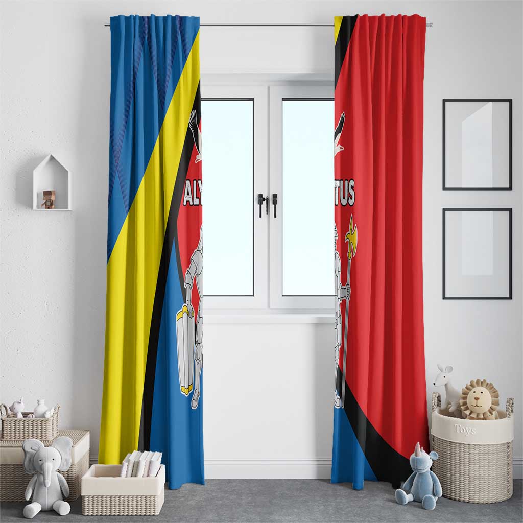 Lithuania Alytus County Window Curtain Alytaus Apskritis Coat of Arms LT17 - Wonder Print Shop