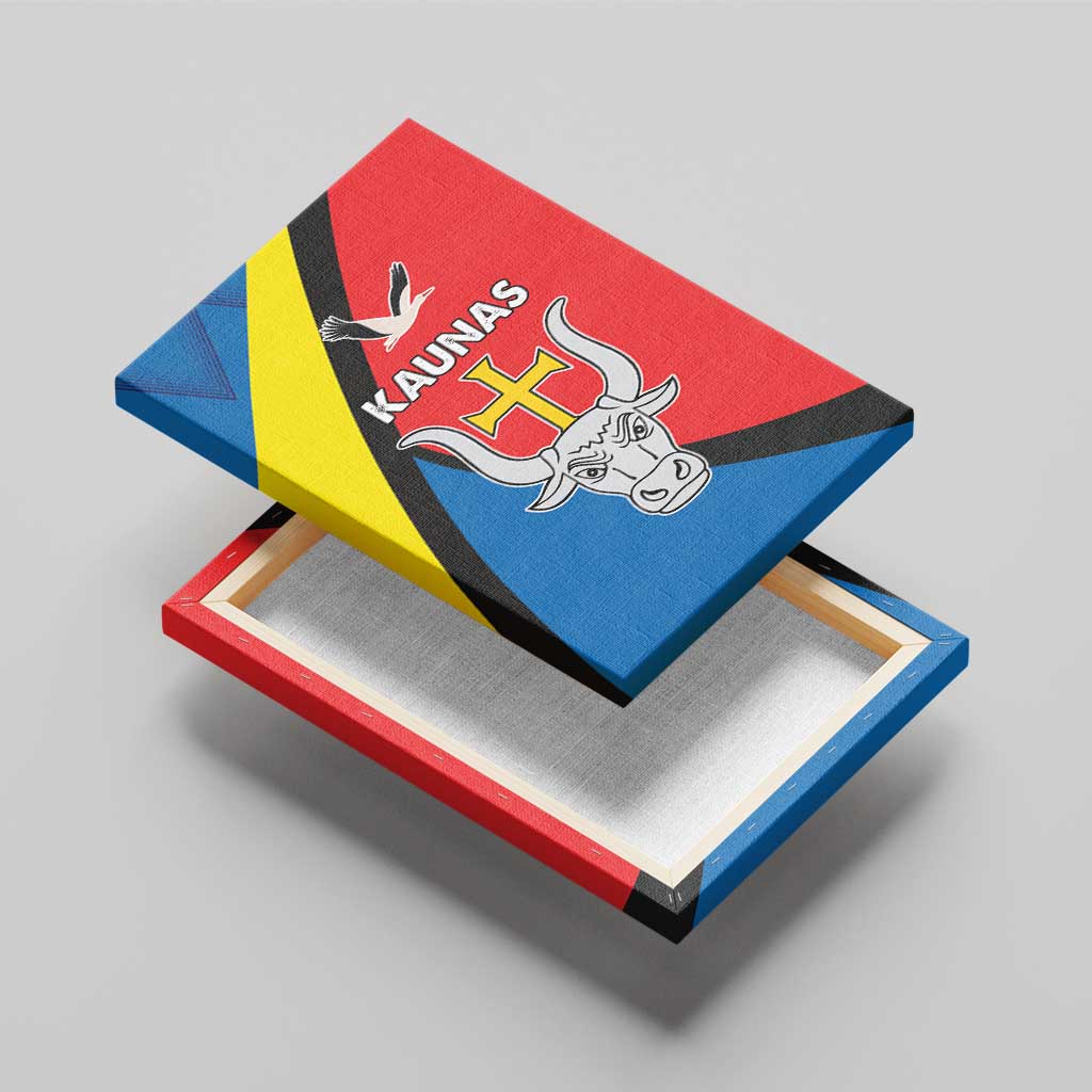 Lithuania Kaunas County Canvas Wall Art Kauno Apskritis Coat of Arms