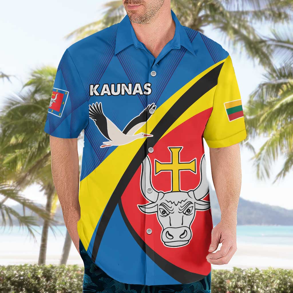 Lithuania Kaunas County Hawaiian Shirt Kauno Apskritis Coat of Arms