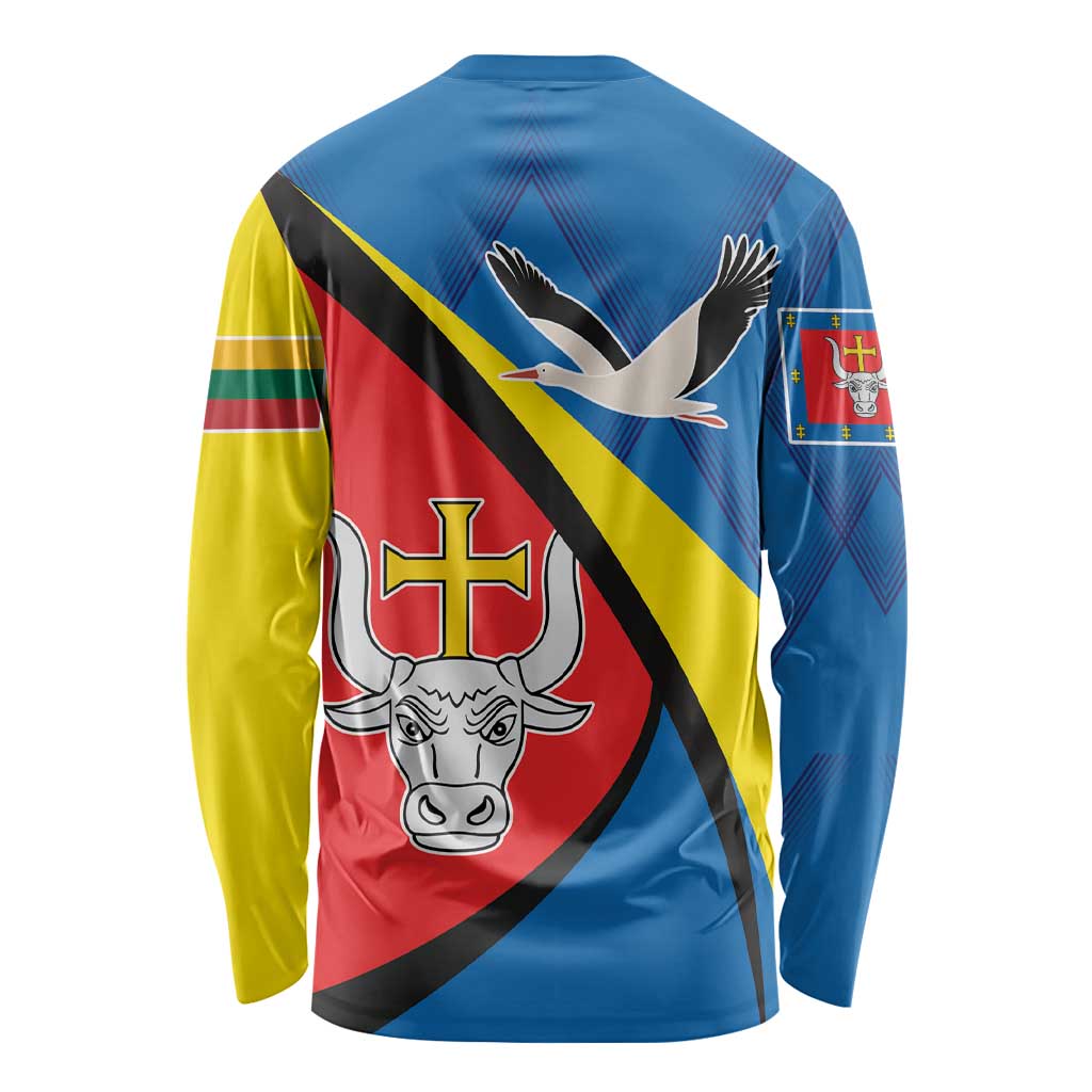 Lithuania Kaunas County Long Sleeve Shirt Kauno Apskritis Coat of Arms