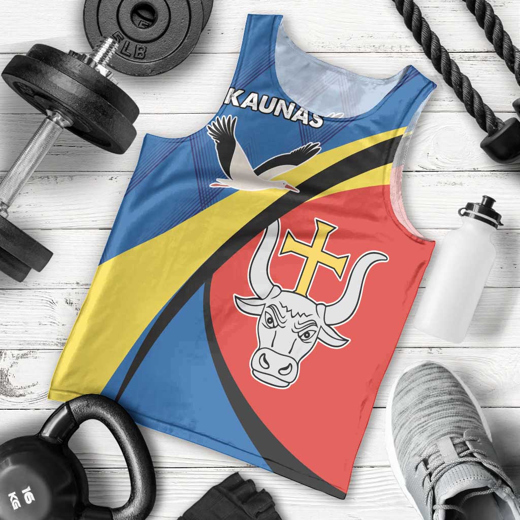 Lithuania Kaunas County Men Tank Top Kauno Apskritis Coat of Arms