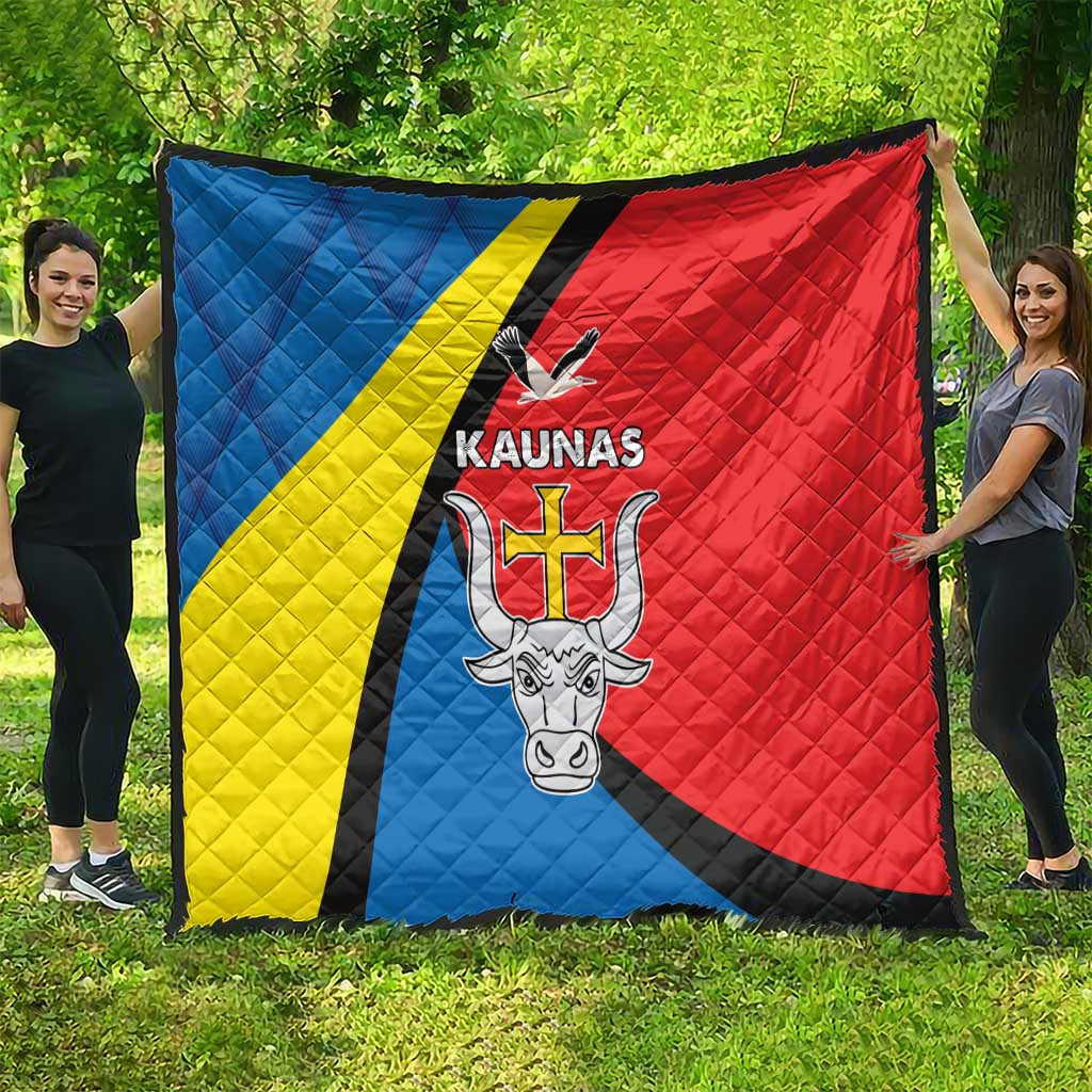 Lithuania Kaunas County Quilt Kauno Apskritis Coat of Arms LT17 - Wonder Print Shop