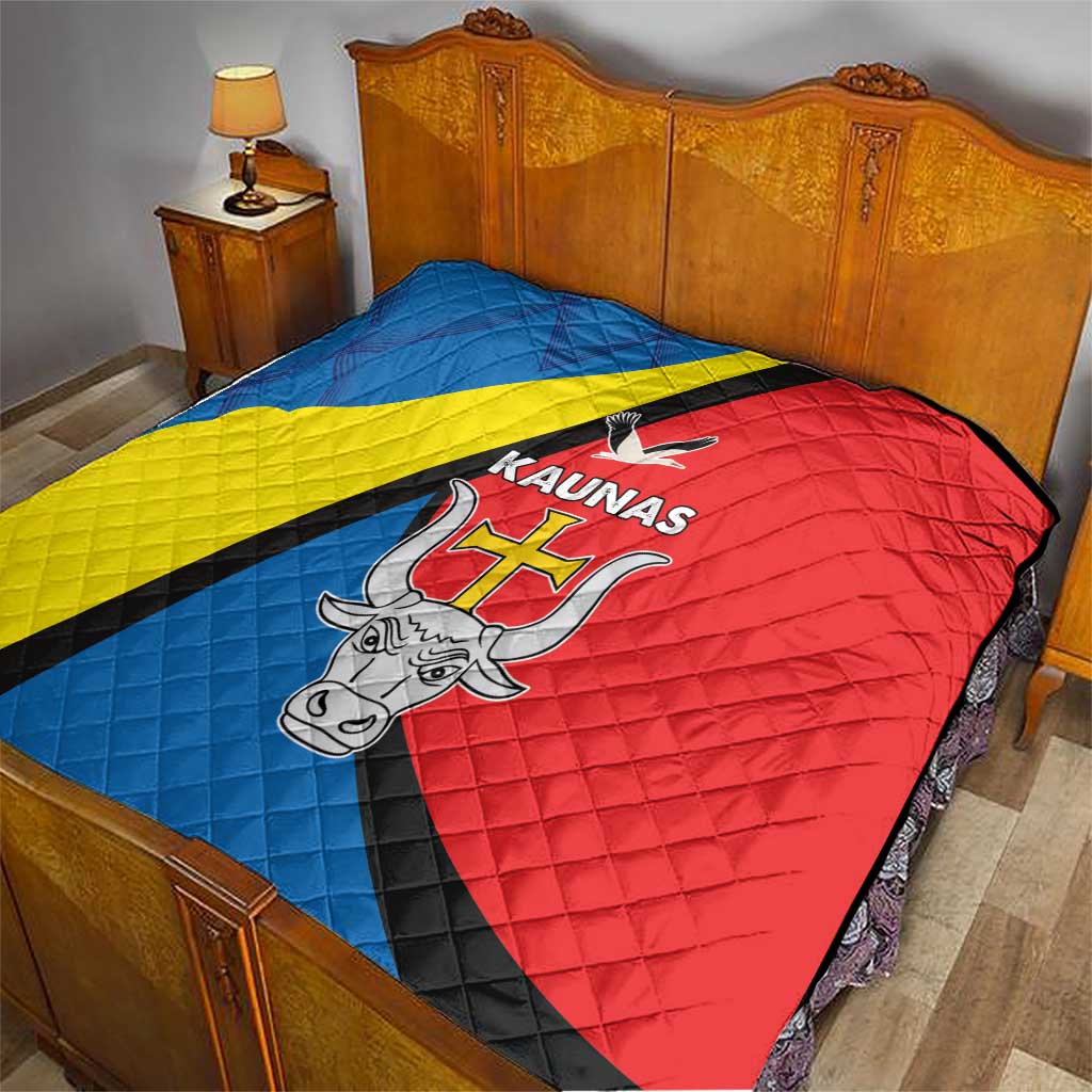 Lithuania Kaunas County Quilt Kauno Apskritis Coat of Arms LT17 - Wonder Print Shop