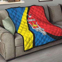 Lithuania Kaunas County Quilt Kauno Apskritis Coat of Arms LT17 - Wonder Print Shop