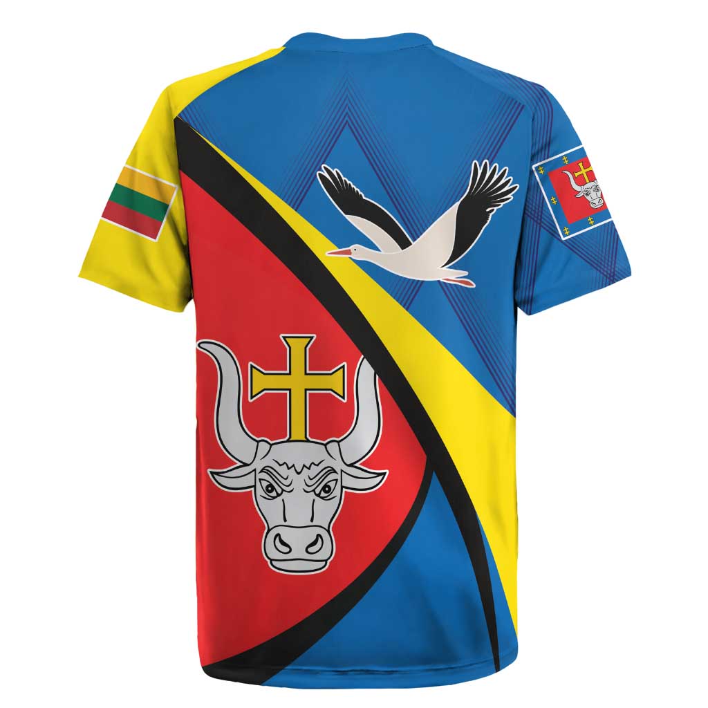 Lithuania Kaunas County Rugby Jersey Kauno Apskritis Coat of Arms LT17 - Wonder Print Shop