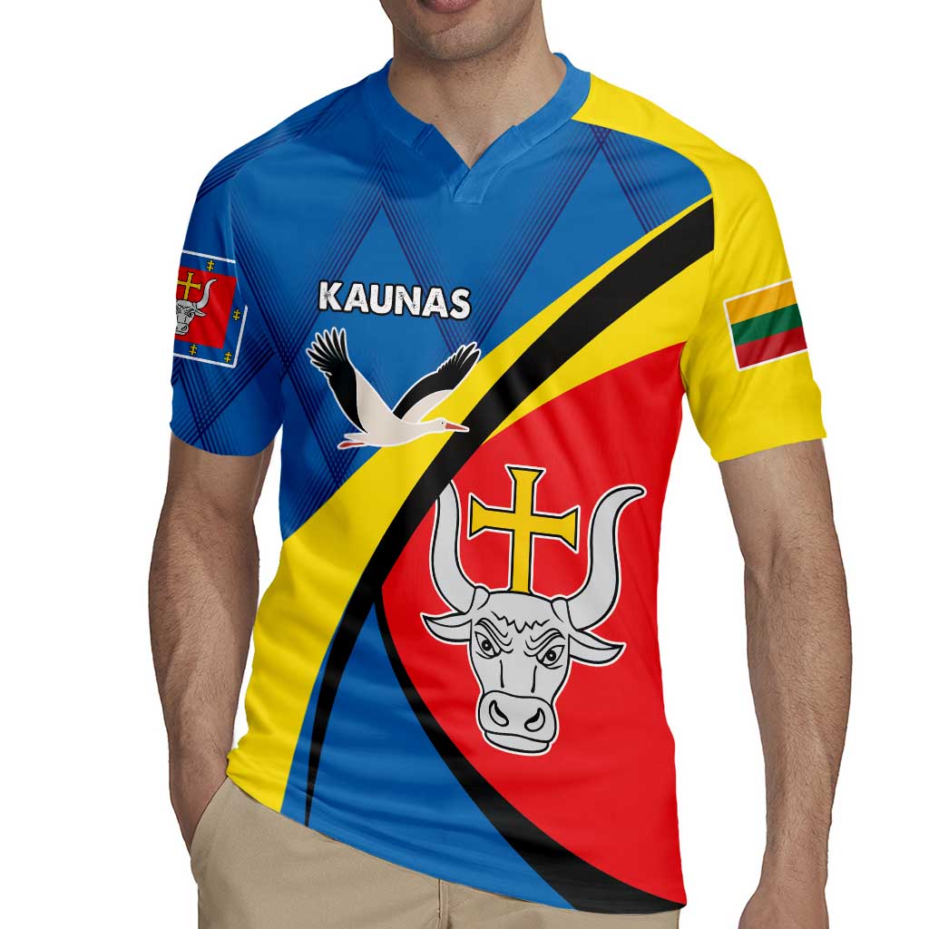 Lithuania Kaunas County Rugby Jersey Kauno Apskritis Coat of Arms LT17 - Wonder Print Shop