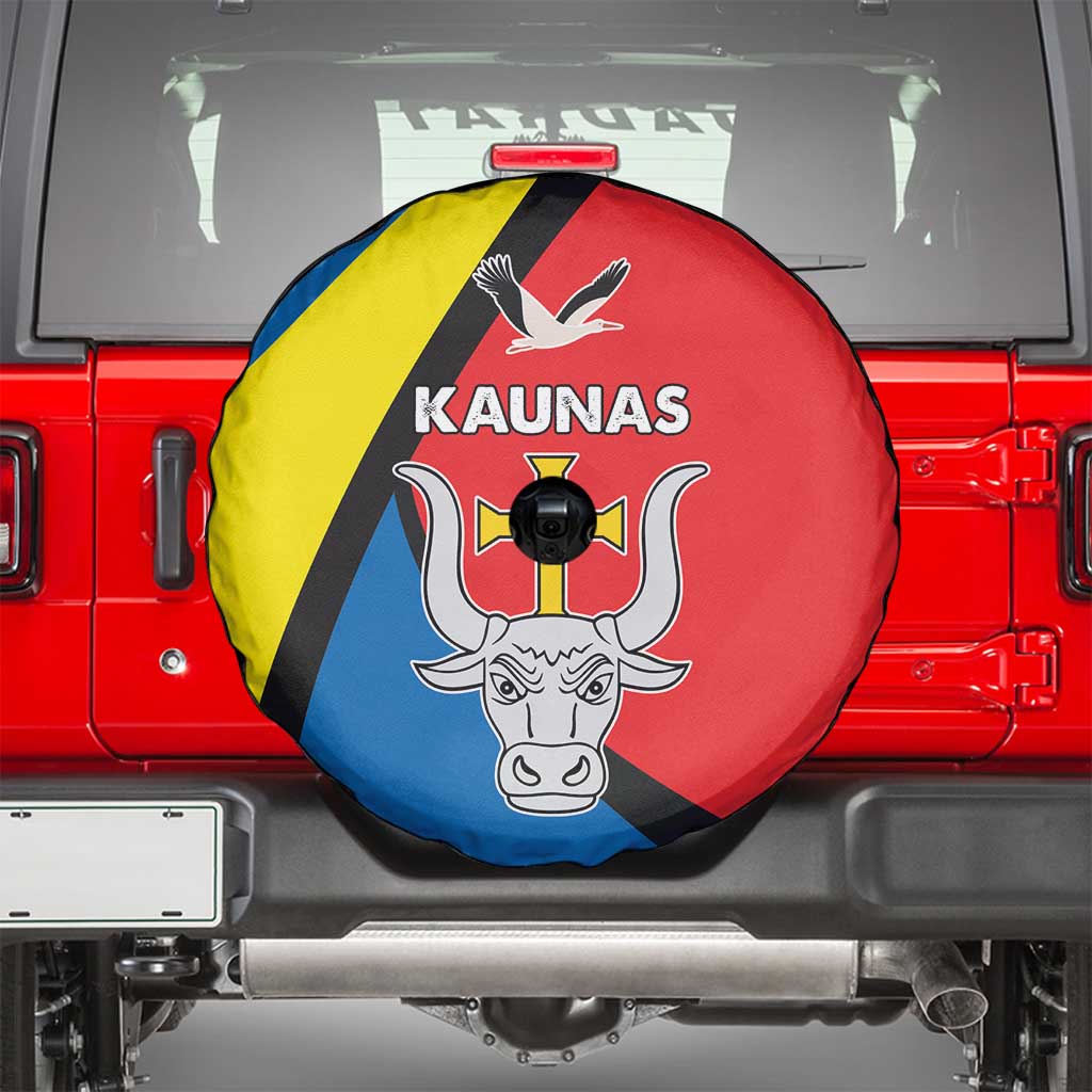 Lithuania Kaunas County Spare Tire Cover Kauno Apskritis Coat of Arms LT17 - Wonder Print Shop