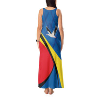 Lithuania Kaunas County Tank Maxi Dress Kauno Apskritis Coat of Arms LT17 - Wonder Print Shop