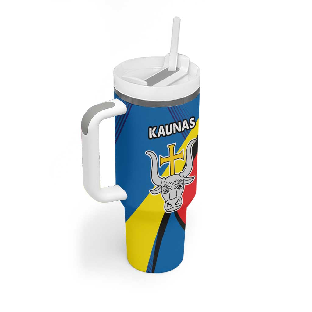 Lithuania Kaunas County Tumbler With Handle Coat of Arms of Kaunas Country LT17 - Wonder Print Shop