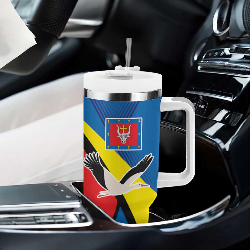 Lithuania Kaunas County Tumbler With Handle Coat of Arms of Kaunas Country LT17 - Wonder Print Shop