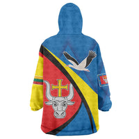 Lithuania Kaunas County Wearable Blanket Hoodie Kauno Apskritis Coat of Arms LT17 - Wonder Print Shop