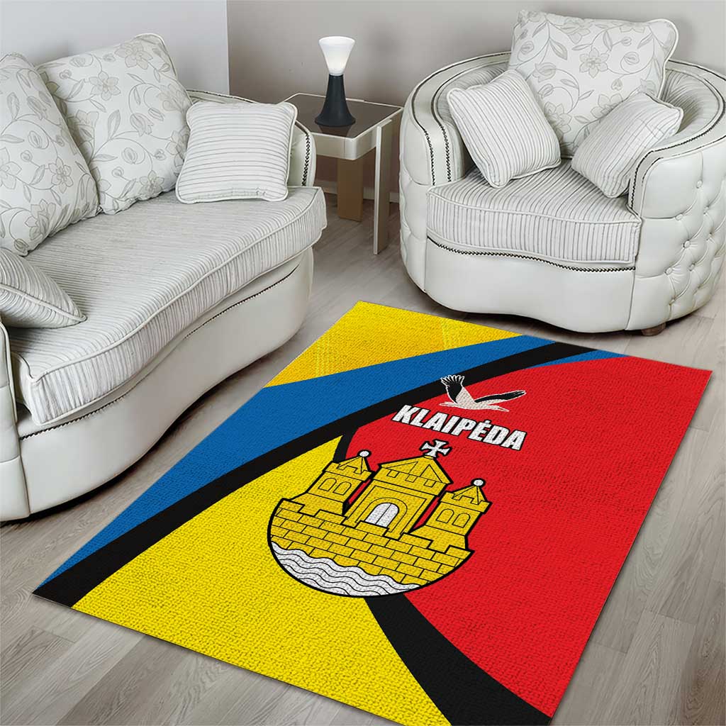 Lithuania Klaipeda Country Area Rug Klaipedos Apskritis Coat of Arms