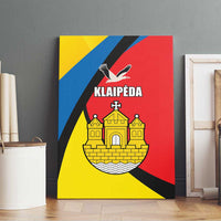Lithuania Klaipeda Country Canvas Wall Art Klaipedos Apskritis Coat of Arms