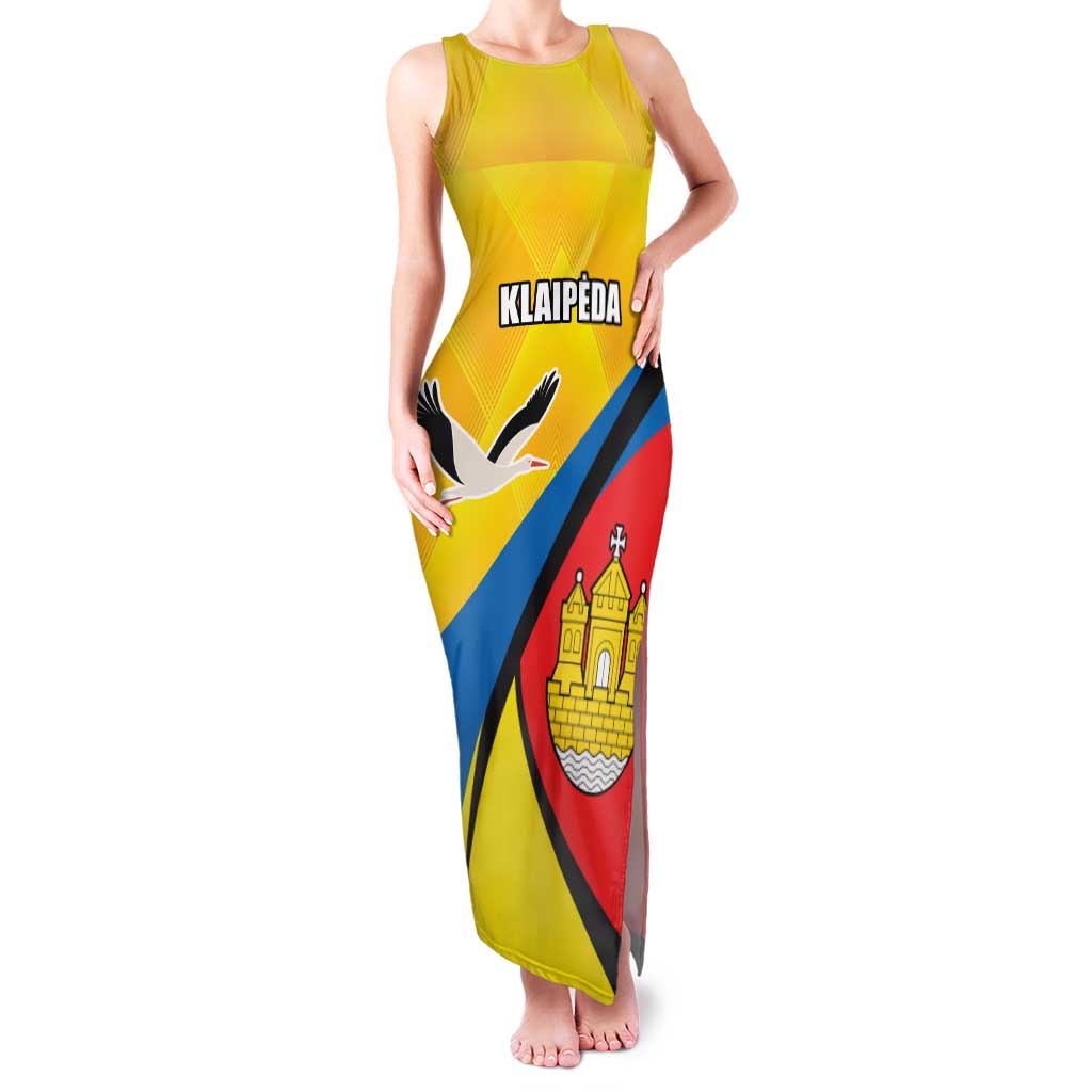 Lithuania Klaipeda Country Family Matching Tank Maxi Dress and Hawaiian Shirt Klaipedos Apskritis Coat of Arms - Wonder Print Shop