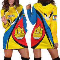 Lithuania Klaipeda Country Hoodie Dress Klaipedos Apskritis Coat of Arms - Wonder Print Shop